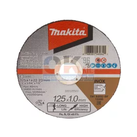 MAKITA INOX extra vágókorong, 125×1 mm A60U-BF (E-03040)