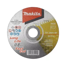 MAKITA INOX vágókorong 125x0,8 mm (E-22953)