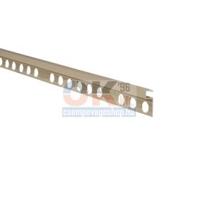   EMAC négyzet profil élvédő matt arany 10mm / 250cm (NL3AL10OR)