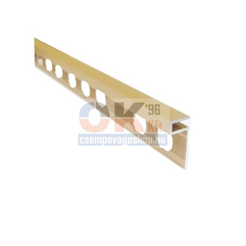 EMAC négyzet profil élvédő matt arany 10mm / 250cm (NL3XSAL10OR)