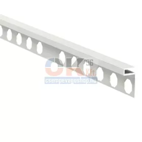   EMAC négyzet profil élvédő matt alu 10mm / 250cm (NL3XSAL10PL)