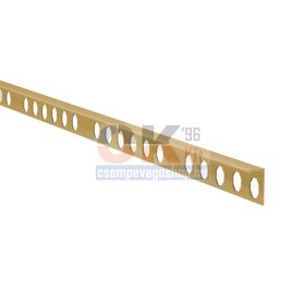   EMAC L profil élvédő fényes arany 10mm / 250cm (NSUAL10OB25)