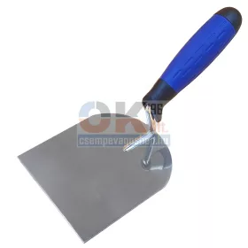   Bautool gipsz és burkolókanál inox 120mm soft nyél (b6402120)