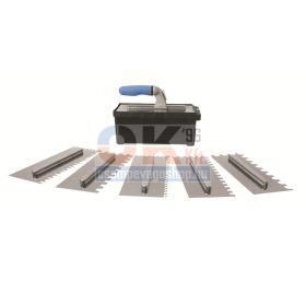   Bautool glettvas készlet, 6 db-os, 8-10-12-10×20 mm-tigris fog (b651884)