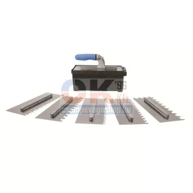   Bautool glettvas készlet, 6 db-os, 8-10-12-10×20 mm-tigris fog (b651884)