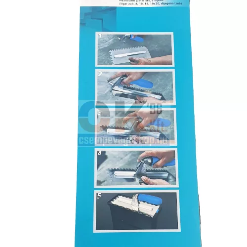 Bautool glettvas készlet, 6 db-os, 8-10-12-10×20 mm-tigris fog (b651884)