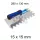 Bautool fogazott glettvas gumírozott soft nyél 15×15 mm 280×130 mm (b81201215)