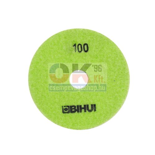 BIHUI gyémánt csiszoló és polírozó tárcsa D100 mm #100 (dpp410)