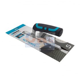   BIHUI fogazott glettvas 8×8mm, 28×12 cm, GRIP fogantyú (bihptsb08)