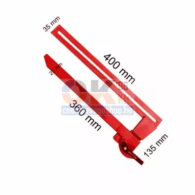 Bautool csempevágóhoz derékszög (bnl21021)