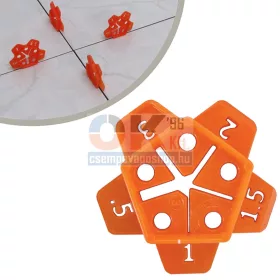   SKT multisize többméretű fugakereszt, 0,5-1-1,5-2-3 mm 200db (d8880b)