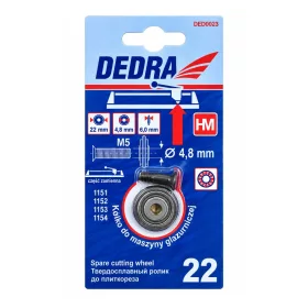 Dedra csempevágókerék 22x6x4,8mm (ded0023)