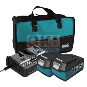   Dedra töltő és aksiszett (DED7001A + 2x DED7034 + DED7038V) (ded7030g04)