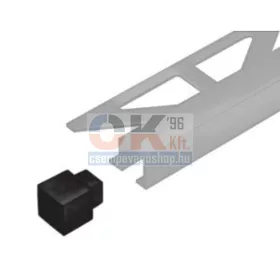   Durosol DPSAE 110 négyzet külső sarok matt fekete élvédőhöz 11mm 2db (dpsae110swy2)