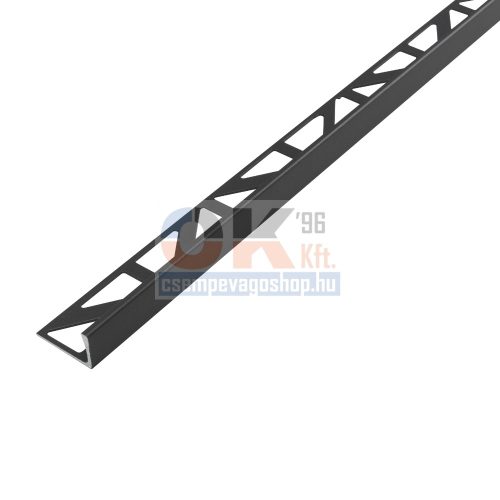 Dural L profil matt fekete élvédő 8mm / 250cm (dsae80sw250)