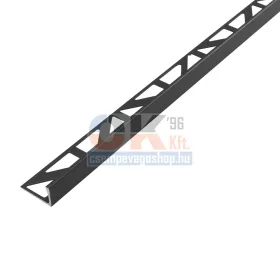   Dural L profil matt fekete élvédő 6mm / 250cm (durdsacm611)