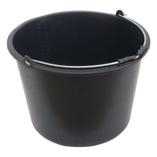 Extol habarcs- és ragasztó keverő vödör, 12 literes, fekete műanyag (e30701m)