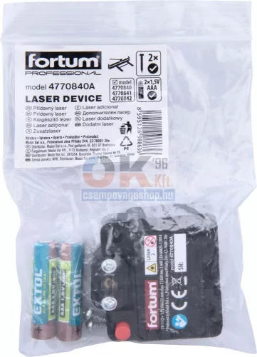 Extol Fortum lézer egység a 4770840, 4770841, 4770842 csempevágókhoz (e4770840a)