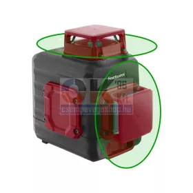   Extol automatikus lézeres szintező, zöld, 2D (2×360°) pontosság: 0,3mm/1m (e4780214)