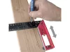 Extol derékszög 30mm alu / inox (e4784101)