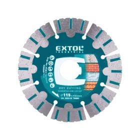   Extol gyémánt vágótárcsa 115×22,2mm Long Life száraz/vizes (e8703036)