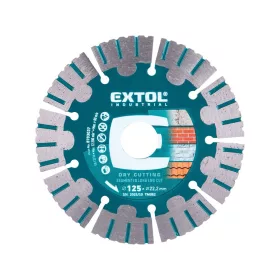   Extol gyémánt vágótárcsa 125×22,2mm Long Life száraz/vizes (e8703037)