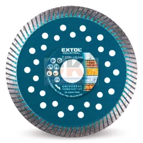   Extol Industrial TURBO gyémánt vágótárcsa 230×22,2mm (e8703055)