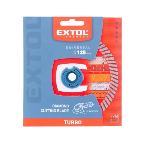 Extol gyémánt vágótárcsa 125×22,2mm TURBO gránit/kerámia (e8803052)