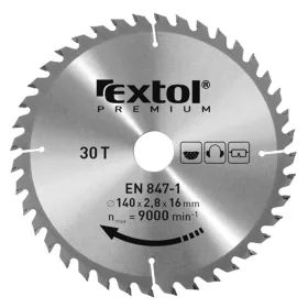   Extol keményfémlapkás körfűrészlap 125×22,2mm t40 sarokcsiszolóra max. 11000 ford/perc (e8803207)