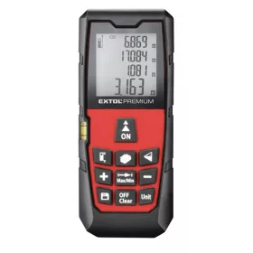   Extol digitális lézeres távolságmérő 0,05-40m, pontosság: +/-1,5mm, 98 g (e8820042)