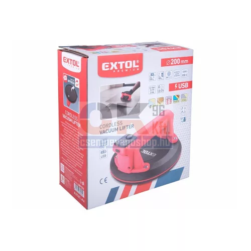 Extol akkus lapemelő D200 mm automata, + koffer (e8891502) (Shijing típ.)