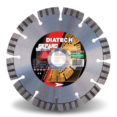 Diatech gyémánttárcsa GEPARD 150x22,2x10 mm (ge150)