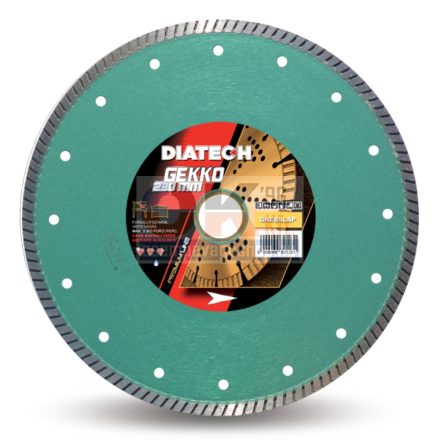 Diatech gyémánttárcsa GEKKO csempe, greslap, járólap vágására  30/25,4×230mm (gk230)