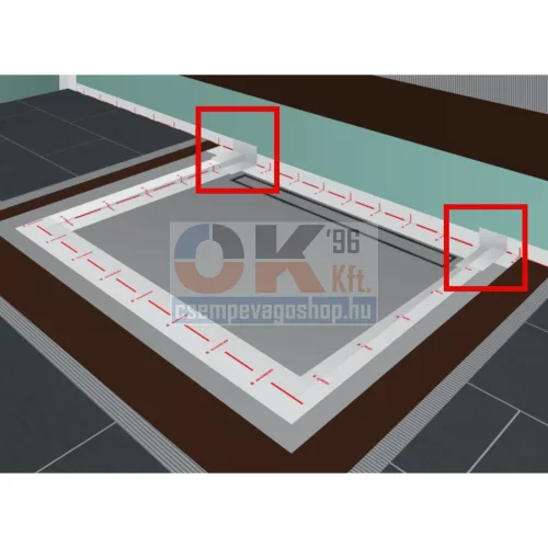 OPT Aquaseal Blau 3D préselt sarok BAL 20 mm (h2o3dbal)