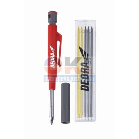   Dedra tölhető hegyű ipari jelölő ceruza +6 db hegy (m9004a)