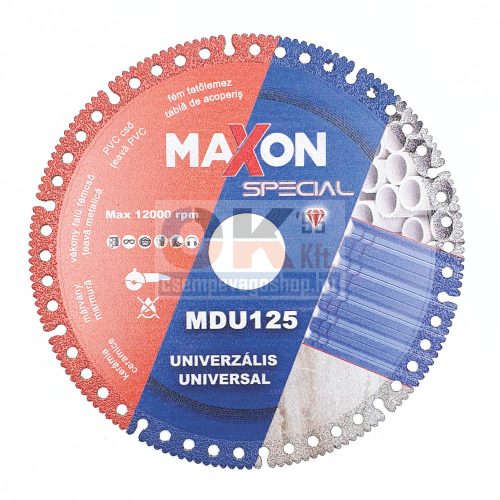 Diatech MAXON univerzális vágótárcsa 125x22,2 mm