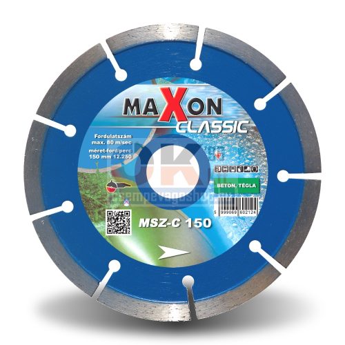 Diatech gyémánttárcsa MAXON CLASSIC szegmenses 150x22,2 mm (msz150c)