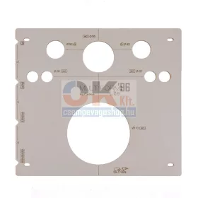   Plasko multi geberit jelölő sablon 3mm vastag lap (pl531823mfs)