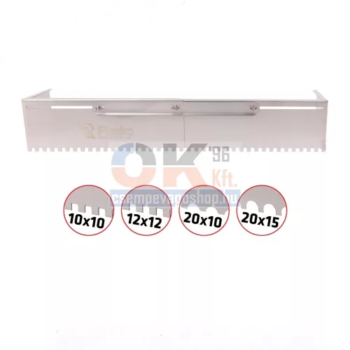Plasko keretes fogazott lehúzó 800 × 20×15 mm fogazás (pl832015)
