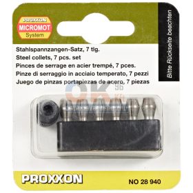 Proxxon befogópatron szett 28492 géphez 7db (prx28940)