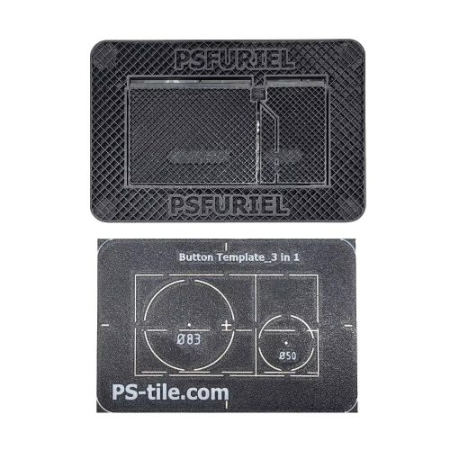 Rejtett geberit burkolható nyomólap DELTA (sf175delta)