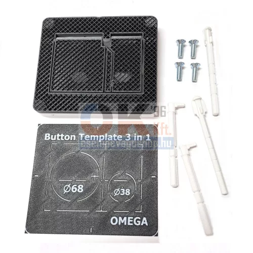 Rejtett geberit burkolható nyomólap OMEGA (sf175omega)