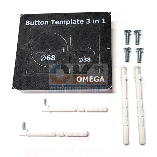 Rejtett geberit burkolható nyomólap OMEGA (sf175omega)
