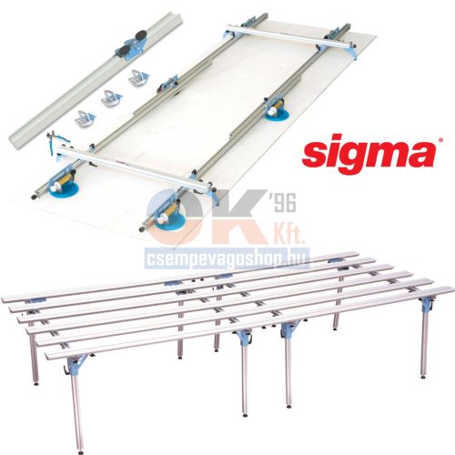 SIGMA Nagylapos szett - vágó, szállító, asztal PRO PLUS 2    (sigproplus2)