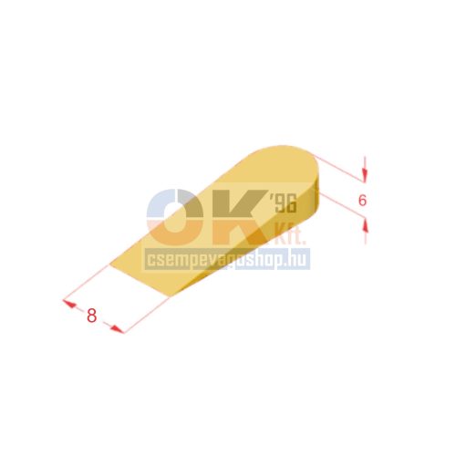 SKT 104 csempeék csúszásmentes felülettel 1000db 8×38mm (skt10481000)