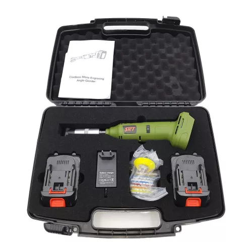 SKT MINI sarokcsiszoló, multigép Akkus 550W koffer + tartozék (skt17500akcs1)