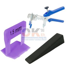 Csempeszintező, burkolólap szintező és lapszintező rendszer, akciós lapszintező csomagok