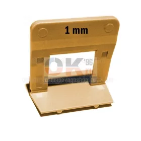   SKT20 ÉKES lapszintező, TALP elem 100 db, 1mm fuga, 3-12mm laphoz (skt2011a)