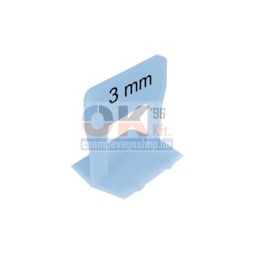   SKT20 ÉKES lapszintező, TALP elem 100 db, 3mm fuga, 5-15mm laphoz (skt2013a)