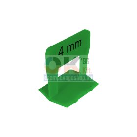   SKT20 ÉKES lapszintező, TALP elem 100 db, 4mm fuga, 5-15mm laphoz (skt2014a)